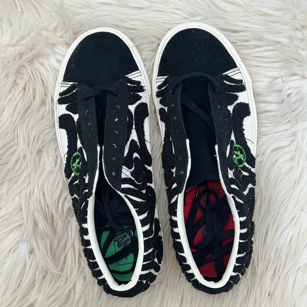 VANS X Anderson Paak Malibu SID DX Low Shoes W 9.5, M 8. Black White skate